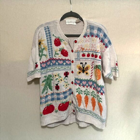 Eagles Eye Sweaters - RARE Vintage Cape Isle Outfitters Hand Knit Sweater